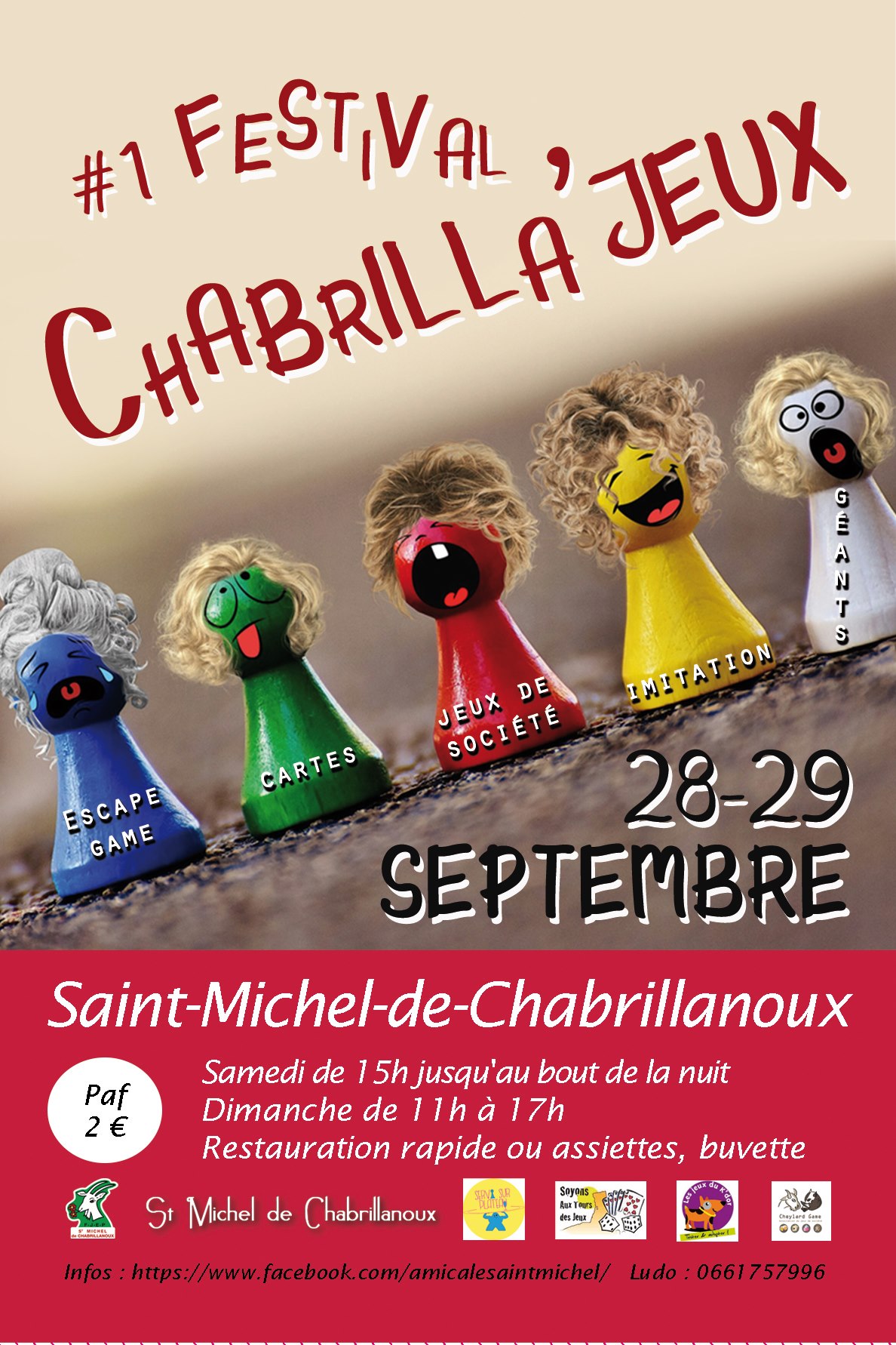 Affiche Chabrilla’Jeux 2019